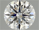 Natural Diamond 0.43 Carats, Round with Excellent Cut, G Color, VS2 Clarity and Certified by GIA