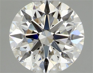 Picture of Natural Diamond 0.43 Carats, Round with Excellent Cut, G Color, VS2 Clarity and Certified by GIA
