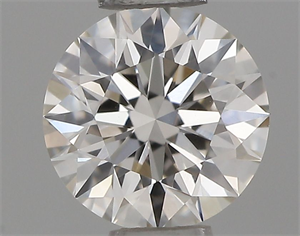 Picture of Natural Diamond 0.40 Carats, Round with Excellent Cut, K Color, VS1 Clarity and Certified by GIA