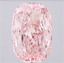 Picture of Lab Grown Diamond 30.74 Carats, CUSHION MODIFIED with  Cut, Fancy Vivid Pink Color, VS2 Clarity and Certified by IGI