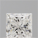 Diamante Natural 0.50 quilates, Princesa , Color G, claridad VVS2 y certificado GIA