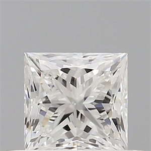 Picture of Natural Diamond 0.50 Carats, Princess with  Cut, G Color, VVS2 Clarity and Certified by GIA