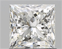 Natural Diamond 1.02 Carats, Princess with  Cut, I Color, VS2 Clarity and Certified by GIA
