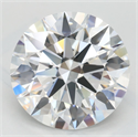 Lab Grown Diamond 4.07 Carats, Round with Excellent Cut, D Color, VVS1 Clarity and Certified by GIA