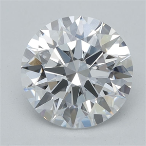 Picture of Lab Grown Diamond 1.05 Carats, Round with Ideal Cut, E Color, VVS1 Clarity and Certified by IGI