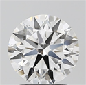 Del inventario de diamantes de laboratorio, 1.71 quilates, Redondo , Color F, claridad VS2 y certificado IGI
