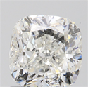 Natural Diamond 0.90 Carats, Cushion with  Cut, I Color, SI2 Clarity and Certified by GIA