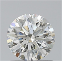 Natural Diamond 0.80 Carats, Round with Excellent Cut, I Color, SI2 Clarity and Certified by GIA
