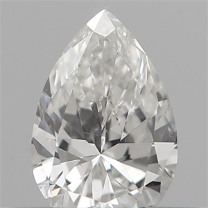 Picture of Natural Diamond 0.24 Carats, Pear with  Cut, E Color, SI1 Clarity and Certified by IGI