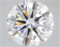 Lab Grown Diamond 5.05 Carats, Round with Ideal Cut, D Color, VS1 Clarity and Certified by IGI