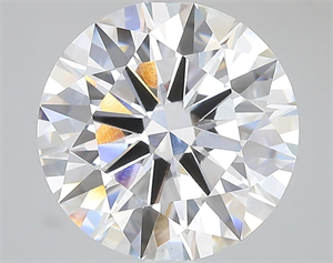Picture of Lab Grown Diamond 5.05 Carats, Round with Ideal Cut, D Color, VS1 Clarity and Certified by IGI