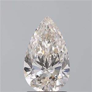 Picture of Natural Diamond 1.70 Carats, Pear with  Cut, J Color, SI1 Clarity and Certified by GIA