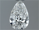 Natural Diamond 0.60 Carats, Pear with  Cut, G Color, SI2 Clarity and Certified by GIA