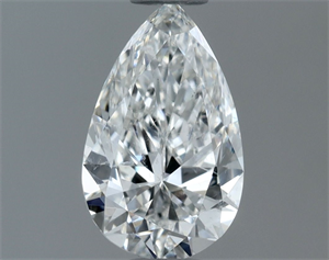 Picture of Natural Diamond 0.60 Carats, Pear with  Cut, G Color, SI2 Clarity and Certified by GIA