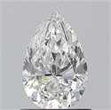 Diamante Natural 0.90 quilates, De pera , Color E, claridad SI1 y certificado GIA