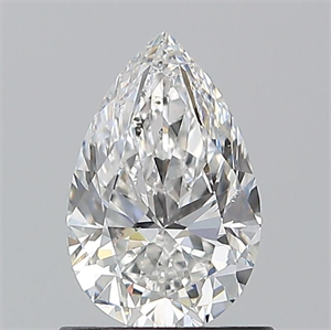 Foto Diamante Natural 0.90 quilates, De pera , Color E, claridad SI1 y certificado GIA de