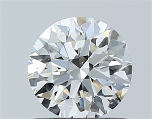 Foto Diamante Natural 0.80 quilates, Redondo , Color H, claridad SI1 y certificado GIA de