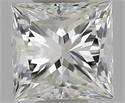 Natural Diamond 1.01 Carats, Princess with  Cut, H Color, VS1 Clarity and Certified by GIA