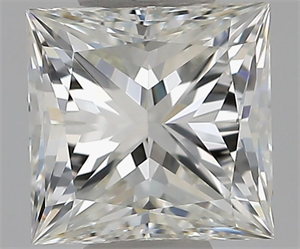 Picture of Natural Diamond 1.01 Carats, Princess with  Cut, H Color, VS1 Clarity and Certified by GIA
