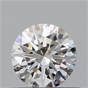 Natural Diamond 0.46 Carats, Round with Excellent Cut, G Color, VVS1 Clarity and Certified by GIA
