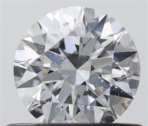 Foto Diamante Natural 0.50 quilates, Redondo , Color D, claridad SI1 y certificado IGI de