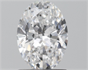 Natural Diamond 1.01 Carats, Oval with  Cut, D Color, SI1 Clarity and Certified by GIA