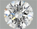 Lab Grown Diamond 2.09 Carats, Round with Excellent Cut, D Color, VVS2 Clarity and Certified by IGI