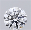 Del inventario de diamantes de laboratorio, 0.74 quilates, Redondo , Color D, claridad VVS2 y certificado IGI