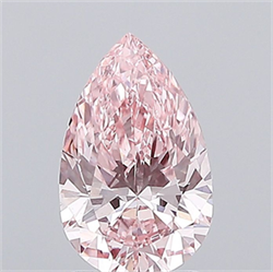 Picture of Lab Grown Diamond 2.04 Carats, Pear with  Cut, Fancy Vivid Pink Color, VVS2 Clarity and Certified by IGI