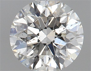 Picture of Natural Diamond 0.40 Carats, Round with Excellent Cut, J Color, SI2 Clarity and Certified by GIA