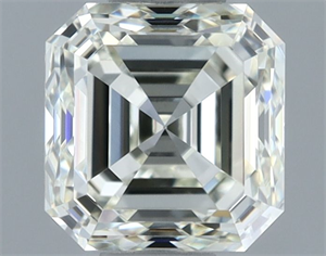Picture of Natural Diamond 1.01 Carats, Asscher with  Cut, J Color, IF Clarity and Certified by IGI