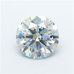 Picture of Lab Grown Diamond 1.76 Carats, Round with Ideal Cut, Fancy Light Blue Color, VS1 Clarity and Certified by IGI