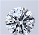 Lab Grown Diamond 3.57 Carats, Round with Ideal Cut, E Color, VVS2 Clarity and Certified by IGI