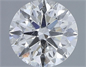 Natural Diamond 0.80 Carats, Round with Excellent Cut, F Color, SI2 Clarity and Certified by IGI