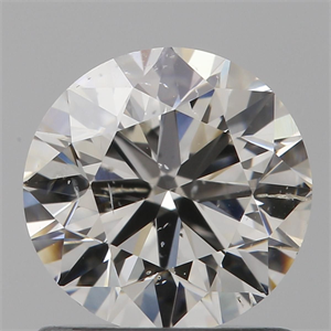 Picture of Natural Diamond 1.00 Carats, Round with Very Good Cut, J Color, SI2 Clarity and Certified by GIA
