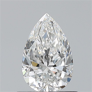 Picture of Natural Diamond 0.70 Carats, Pear with  Cut, E Color, VVS1 Clarity and Certified by GIA