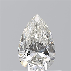 Picture of Natural Diamond 0.50 Carats, Pear with  Cut, H Color, VS2 Clarity and Certified by GIA