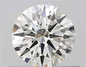 Picture of Natural Diamond 0.45 Carats, Round with Excellent Cut, I Color, VVS1 Clarity and Certified by GIA