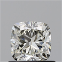 Natural Diamond 0.61 Carats, Cushion with  Cut, L Color, VS2 Clarity and Certified by GIA
