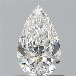 Picture of Natural Diamond 0.70 Carats, Pear with  Cut, F Color, VVS2 Clarity and Certified by GIA