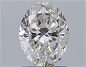 Natural Diamond 1.01 Carats, Oval with  Cut, F Color, VS2 Clarity and Certified by GIA