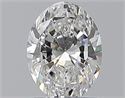Natural Diamond 0.96 Carats, Oval with  Cut, E Color, VS2 Clarity and Certified by GIA