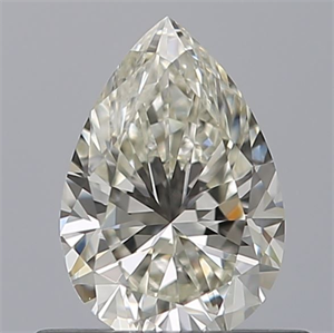 Picture of Natural Diamond 0.50 Carats, Pear with  Cut, H Color, VVS1 Clarity and Certified by IGI