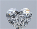 Natural Diamond 0.50 Carats, Heart with  Cut, G Color, SI1 Clarity and Certified by GIA