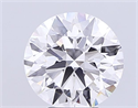 Lab Grown Diamond 5.37 Carats, Round with Ideal Cut, E Color, VVS2 Clarity and Certified by IGI