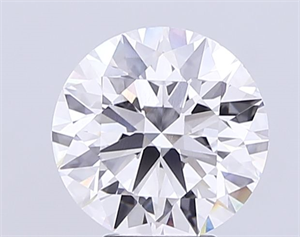 Picture of Lab Grown Diamond 5.37 Carats, Round with Ideal Cut, E Color, VVS2 Clarity and Certified by IGI