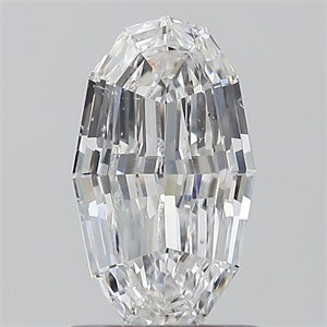 Picture of Natural Diamond 1.00 Carats, Oval with  Cut, E Color, SI2 Clarity and Certified by GIA