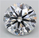 Lab Grown Diamond 2.00 Carats, Round with Ideal Cut, D Color, VVS2 Clarity and Certified by IGI