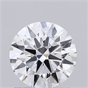 Lab Grown Diamond 0.71 Carats, Round with Excellent Cut, D Color, VVS2 Clarity and Certified by IGI