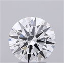 Lab Grown Diamond 3.08 Carats, Round with Ideal Cut, F Color, VVS2 Clarity and Certified by IGI